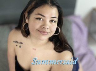 Summersaid